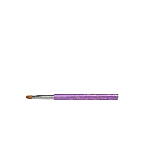 P-577 Nylon Oval Gel Brush/ Acrygel #8 Metal
